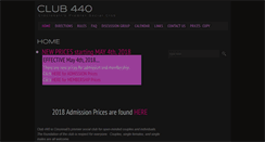 Desktop Screenshot of club440online.com